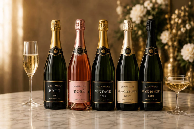 Types of Champagne Explained: Brut, Rosé, Vintage, Blanc de Blancs &amp; More