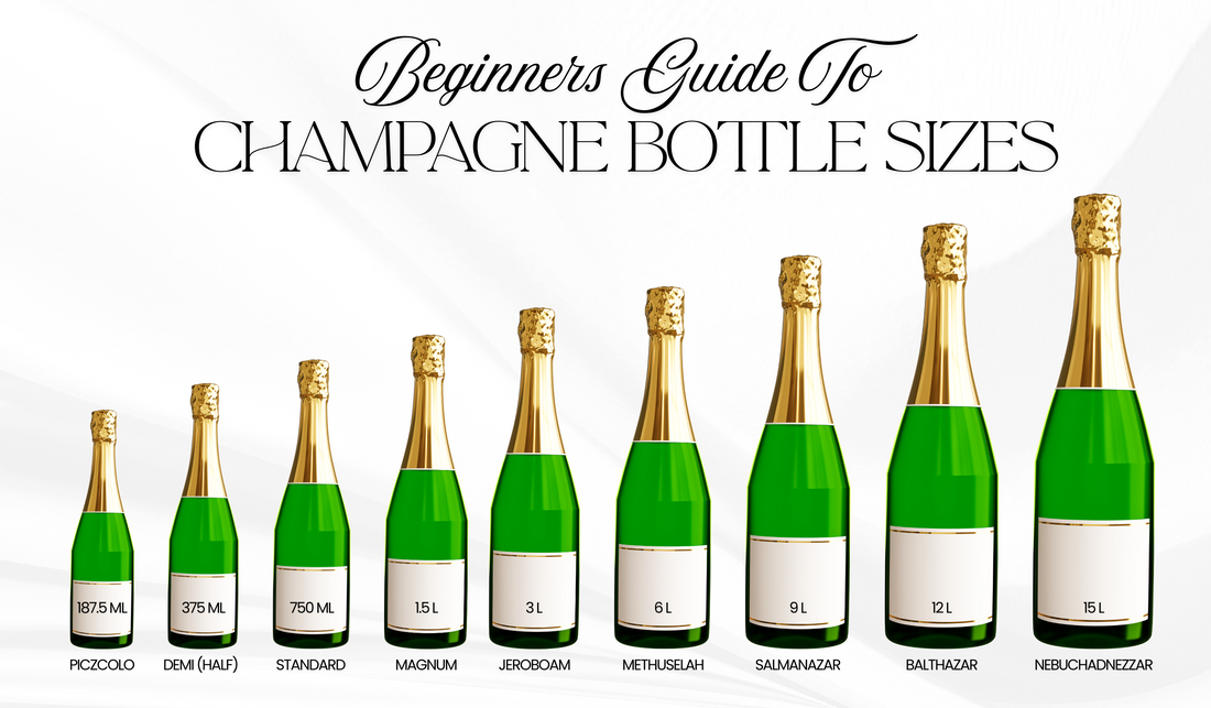 Champagne Bottle Sizes Explained: From Piccolo to Nebuchadnezzar