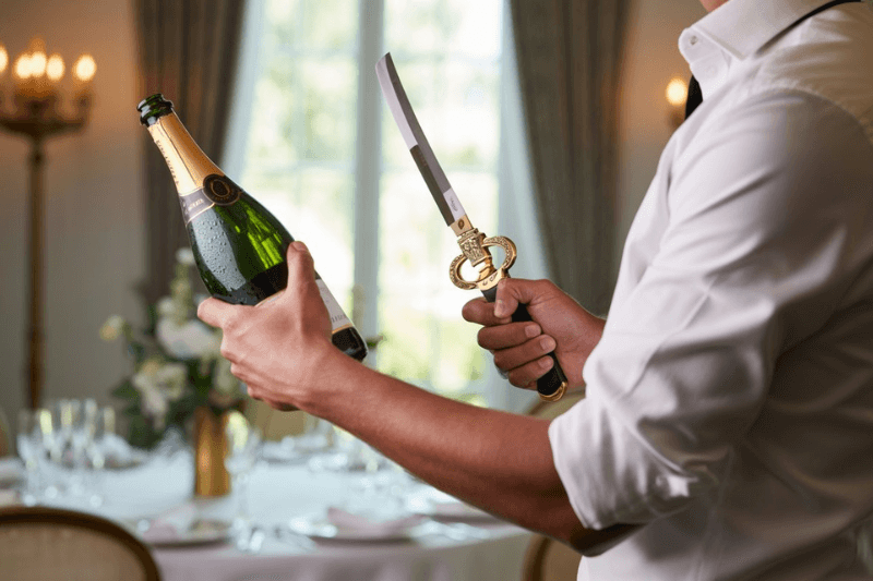 The Physics of Champagne Sabering: Why It Works?