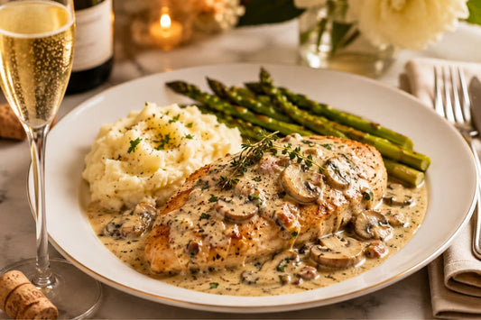 Champagne Chicken Recipe: How to Make Creamy Chicken With Champagne