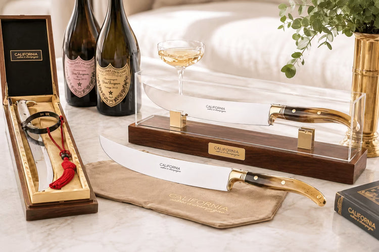 Champagne Saber Accessories: Stands, Cases & Display Ideas