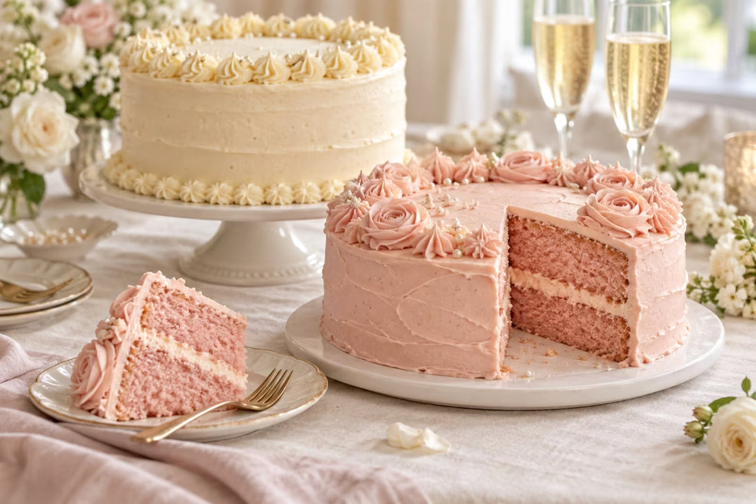 Champagne Cake Recipe: Classic and Pink Champagne
