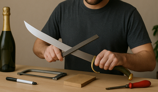 DIY Champagne Saber Making Guide to Creating Your Own Champagne Saber at Home