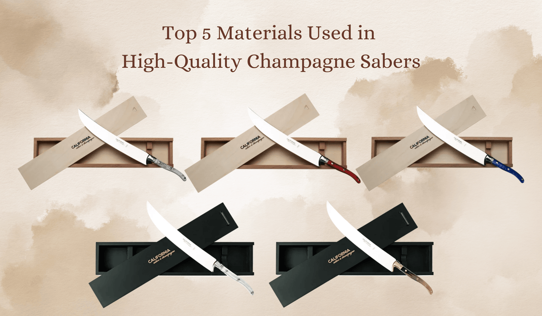 Top 5 Materials Used in High-Quality Champagne Sabers