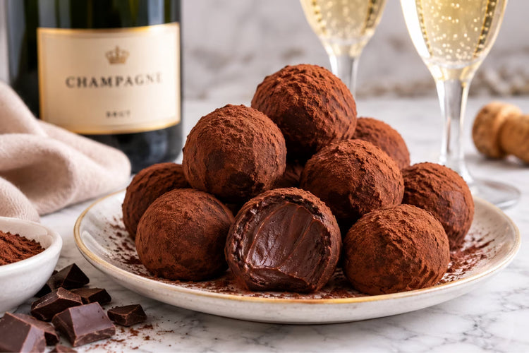 Champagne Truffles: How to Make Champagne Chocolate Truffles
