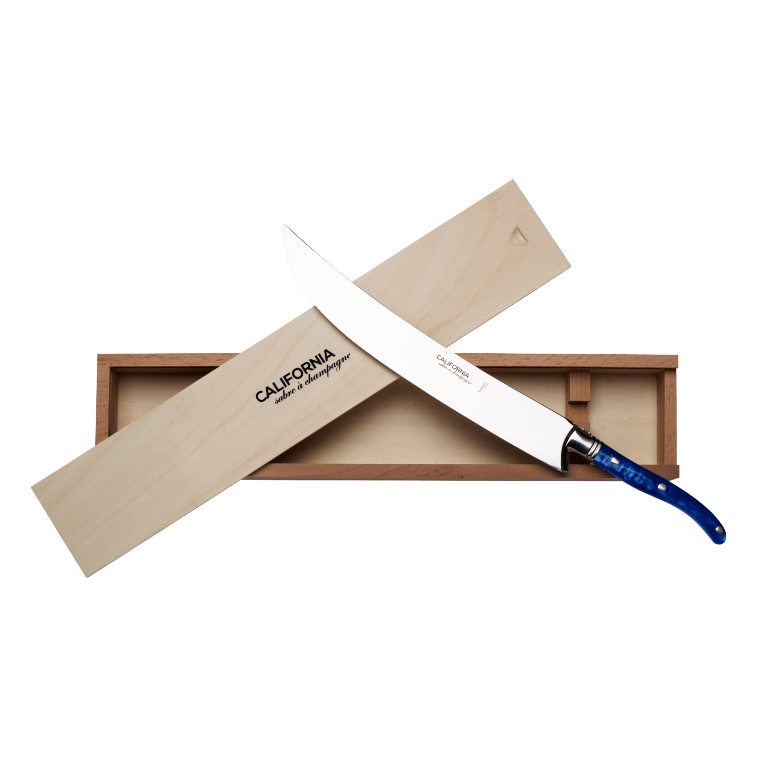 Electric Blue California Champagne Saber