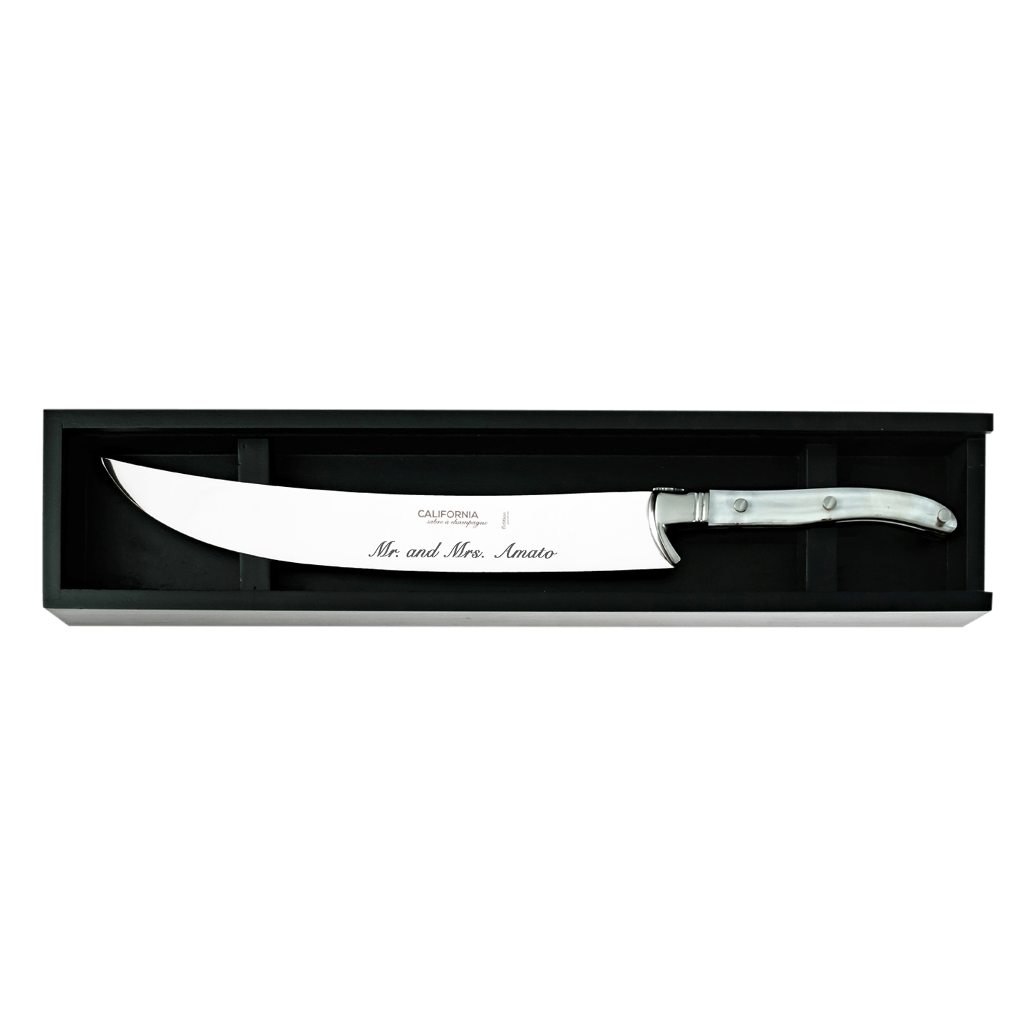 Mother of Pearl California Champagne Saber
