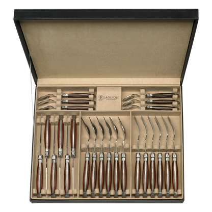 Flatware Set Rosewood (Laguiole California)