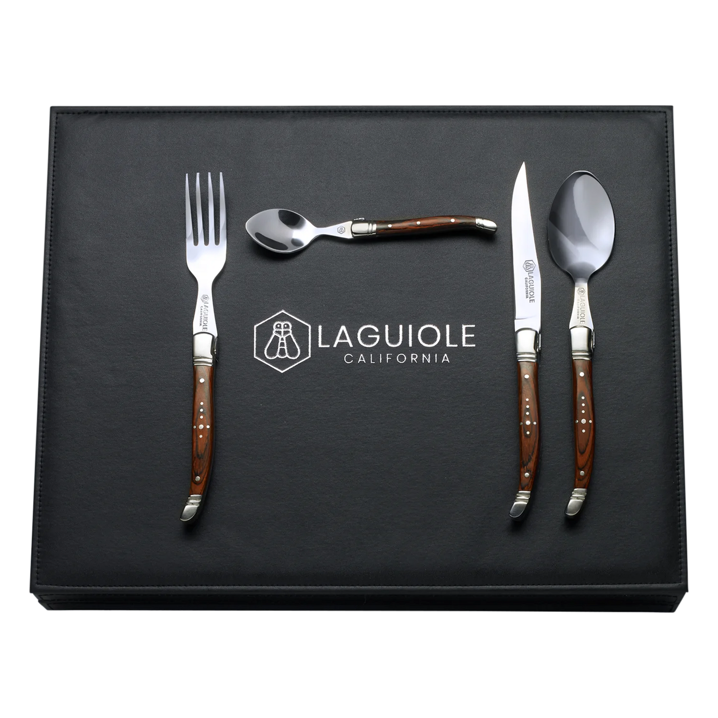 Flatware Set Rosewood (Laguiole California)