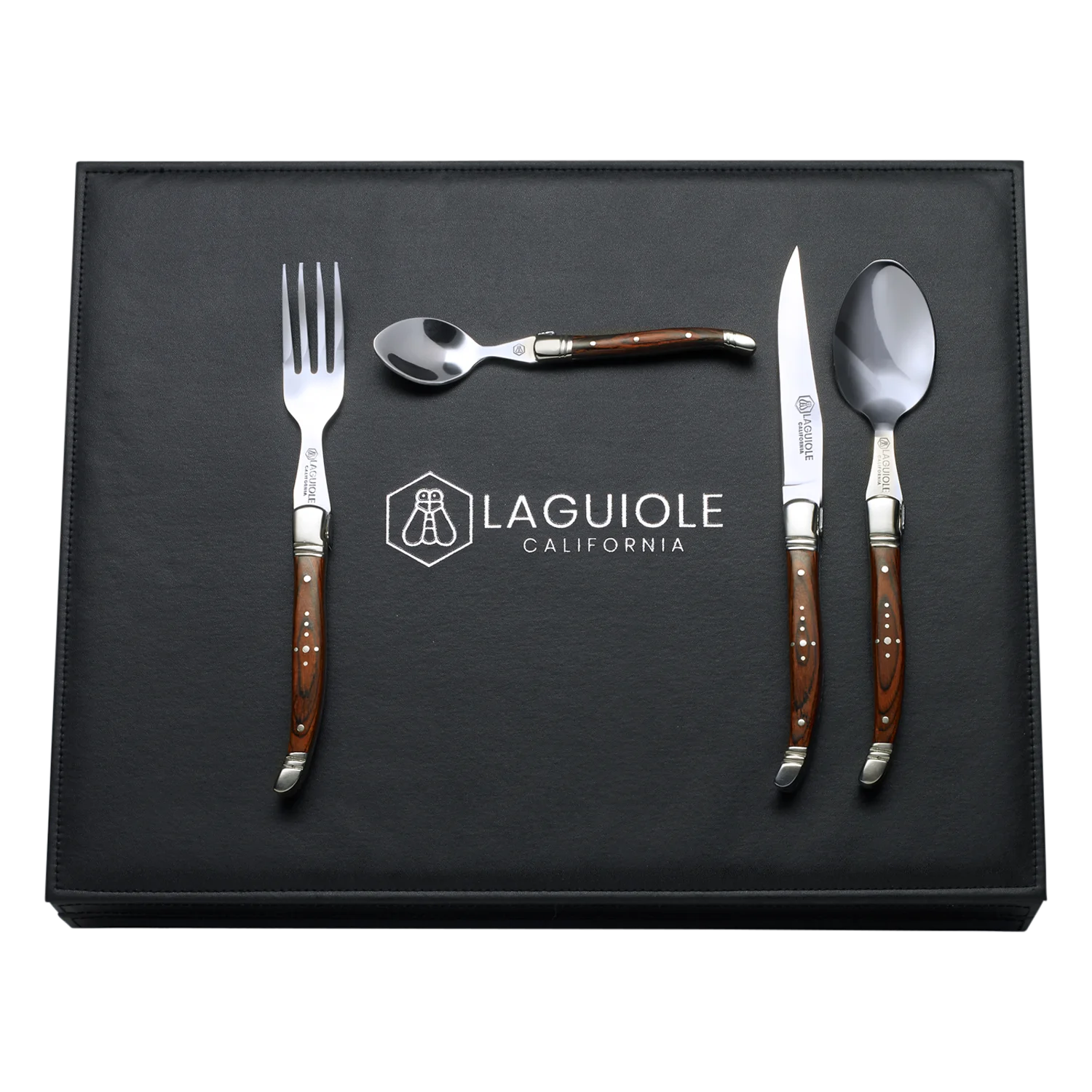 Flatware Set Rosewood (Laguiole California)