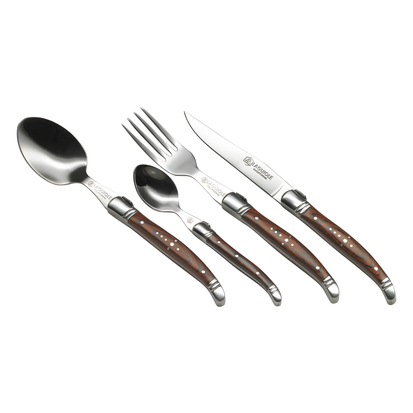 Flatware Set Rosewood (Laguiole California)