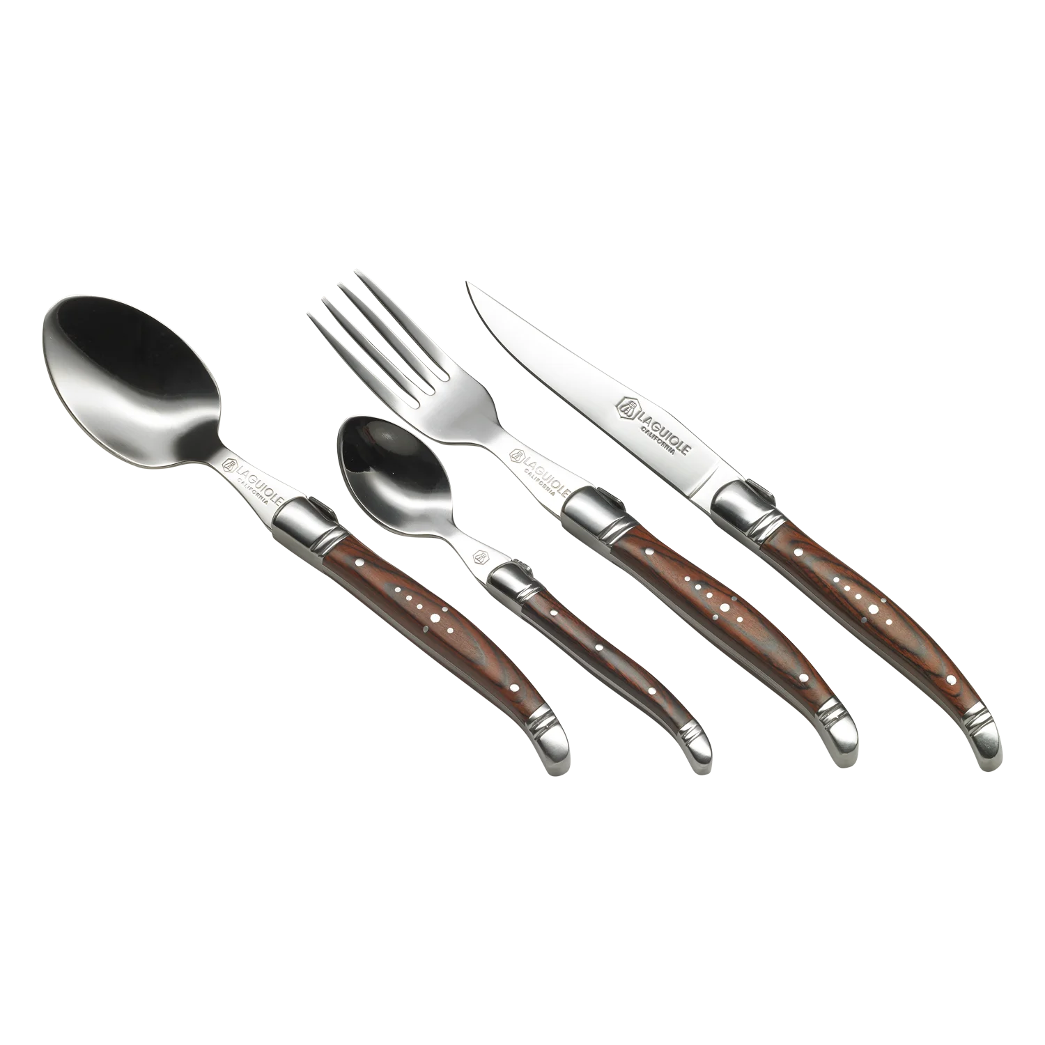 Flatware Set Rosewood (Laguiole California)
