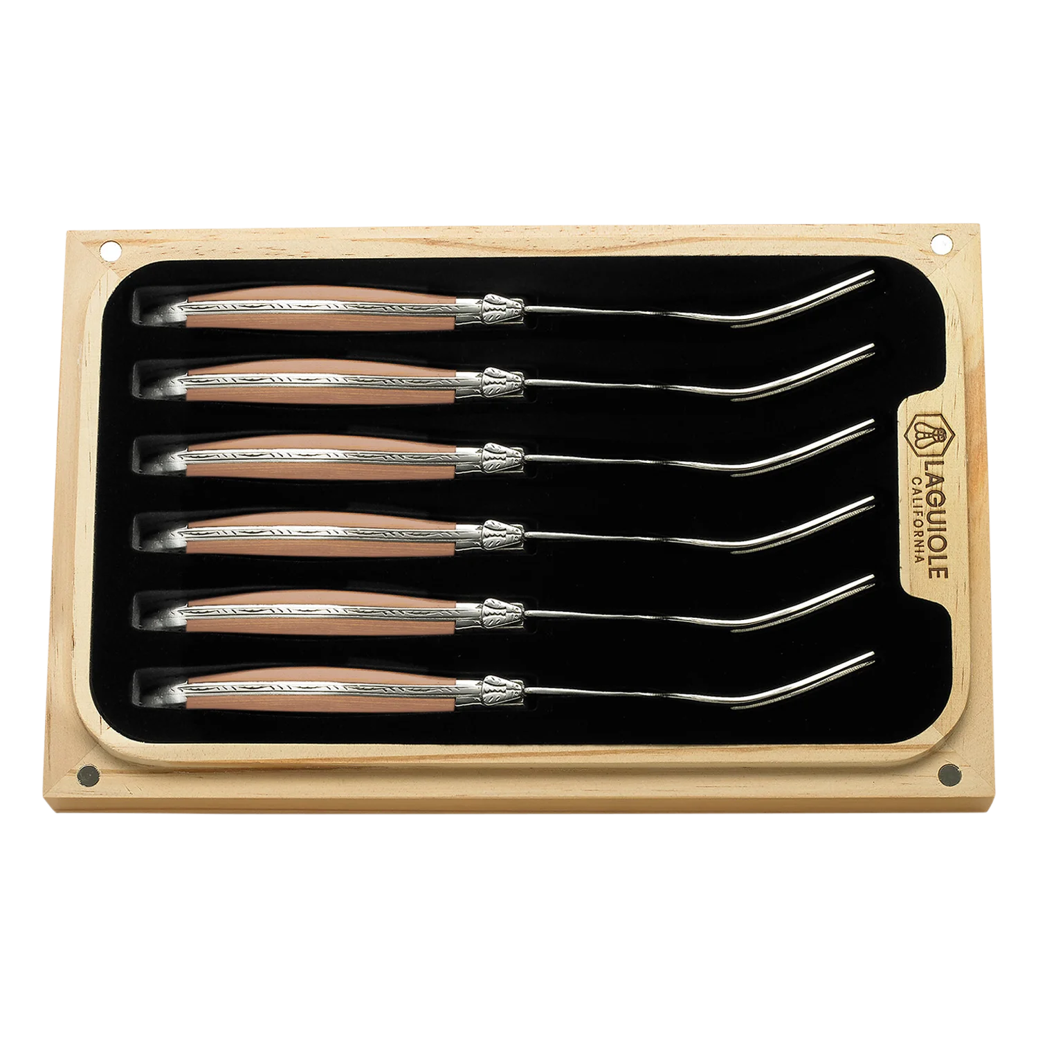 Fork Set Naturalwood (Laguiole California)