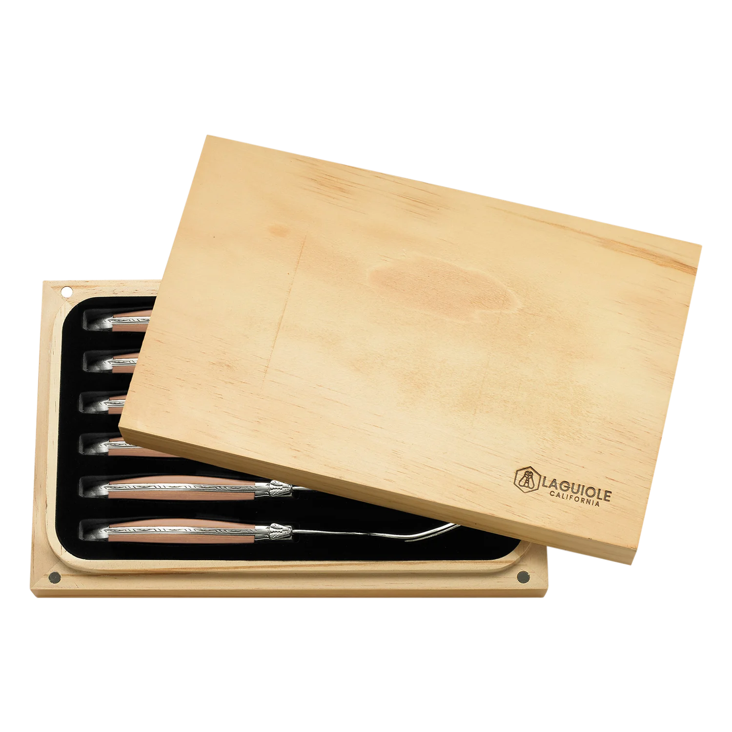 Fork Set Naturalwood (Laguiole California)