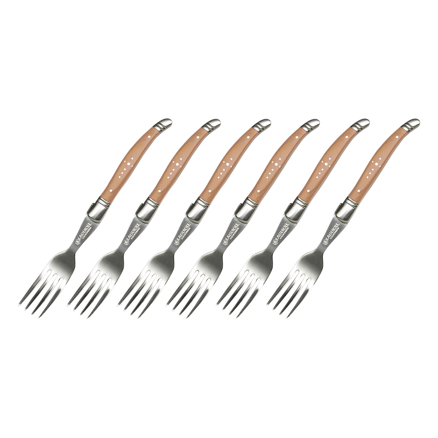 Fork Set Naturalwood (Laguiole California)