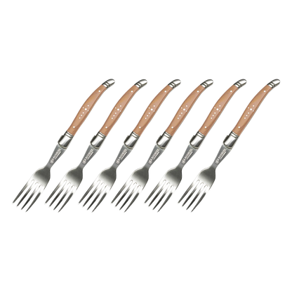 Fork Set Naturalwood (Laguiole California)