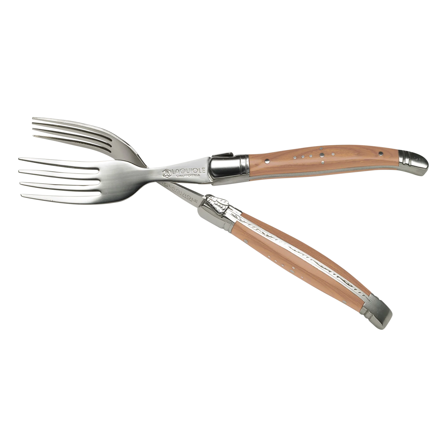 Fork Set Naturalwood (Laguiole California)