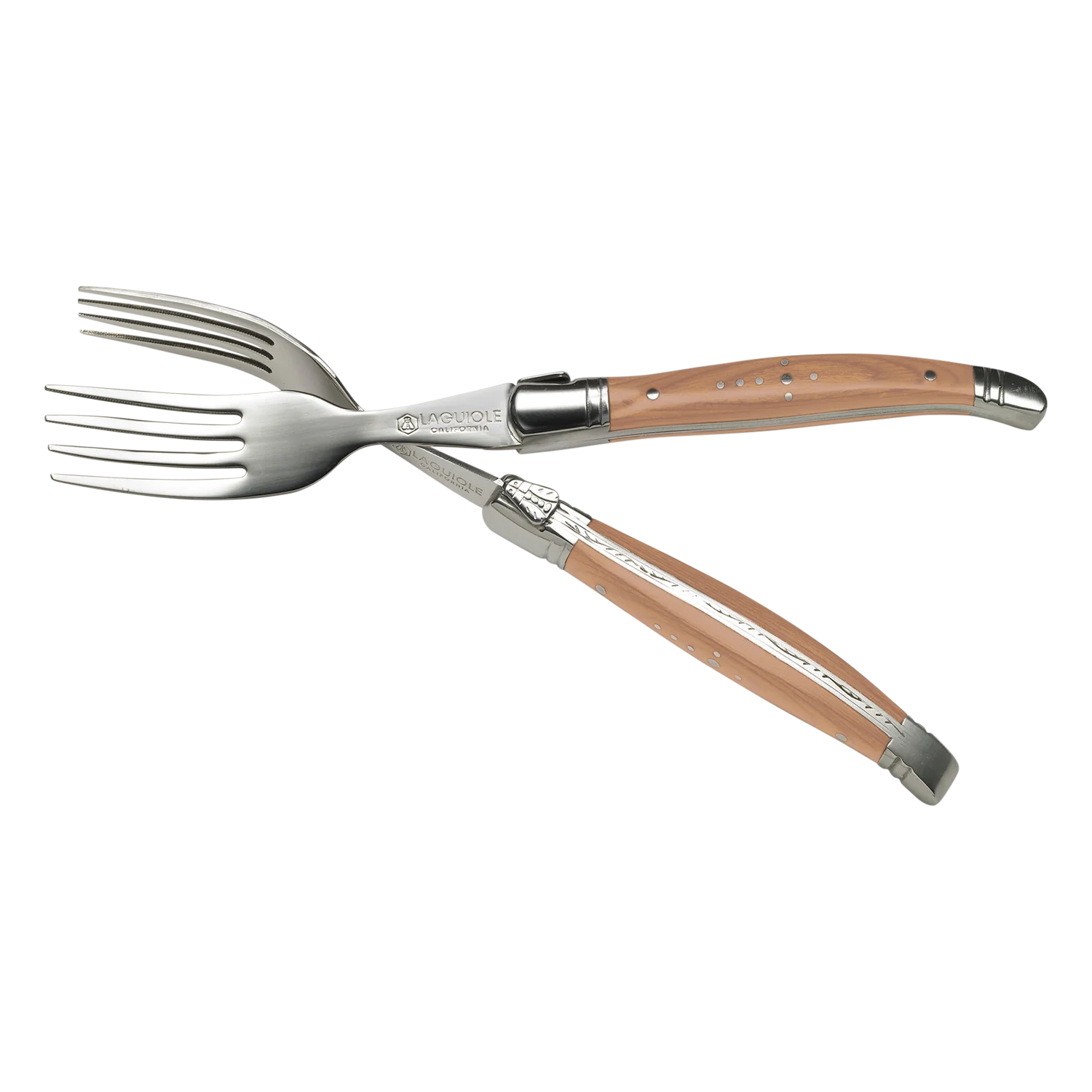Fork Set Naturalwood (Laguiole California)