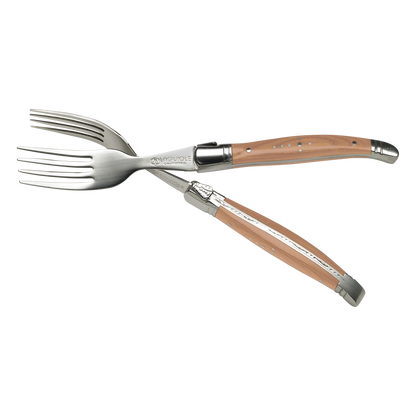 Fork Set Naturalwood (Laguiole California)