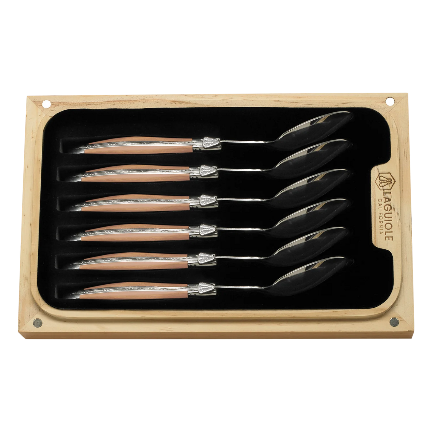 Steak Knife Set Naturalwood (Laguiole California)