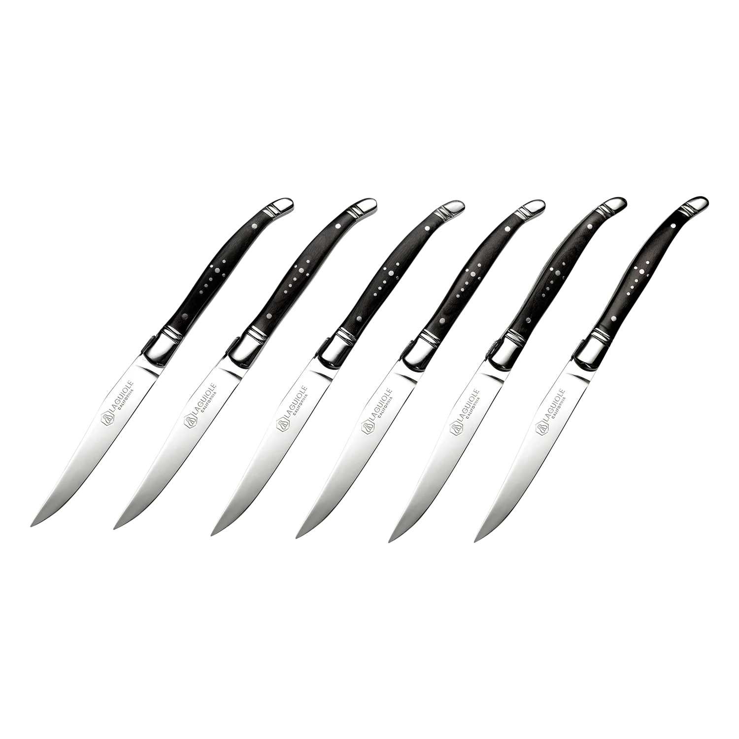 Steak Knife Set Naturalwood (Laguiole California)