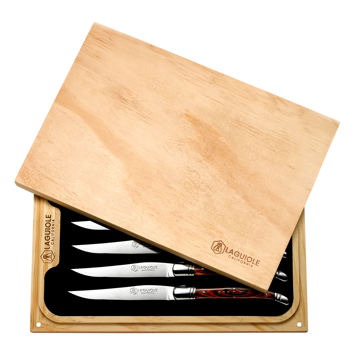 Steak Knife Set Rosewood (Laguiole California)
