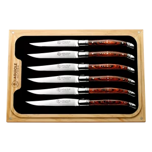 Steak Knife Set Rosewood (Laguiole California)